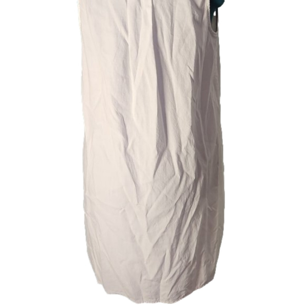 188. Cloth & Stone By Anthropologie White Shift Dress with pockets s sz M - Picture 5 of 5